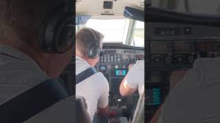 Fairchild Metroliner 3 Cockpit Takeoff POV [upl. by Storm143]