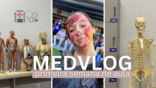 Meu Primeiro Dia de Aula de MEDICINA  Primeiro Semestre MEDVLOG 🥼💖 [upl. by Raddy]