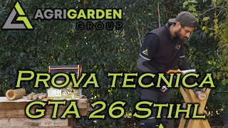 GTA 26  PROVA TECNICA  POTATORE A BATTERIA STIHL [upl. by Milano]