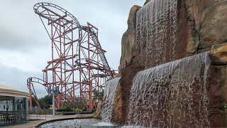 FLAMINGO LAND VLOG SEP24 themepark [upl. by Nellak]