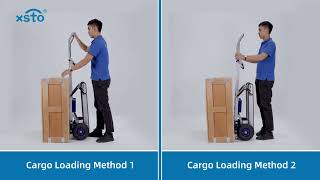 XSTO CT150PA Eelectric Stair Climbing Hand Truck With Crawler Treads Training Tutorial [upl. by Schmeltzer]