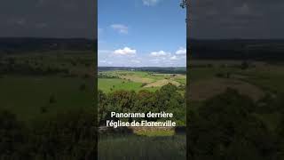 Le panorama derrière léglise de Florenville [upl. by Odlopoel]