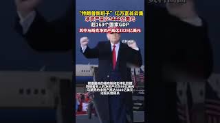 “特朗普新班子”亿万富翁云集：净资产至少3444亿美元，超169个国家GDP！特朗普 [upl. by Noel]