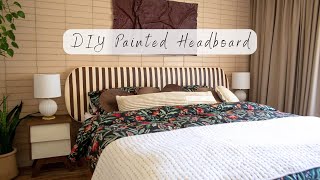 DIY Painted Upholstered Headboard Tutorial [upl. by Valeda]