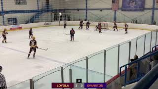 EVANSTON vs LOYOLA [upl. by Yanrahs]