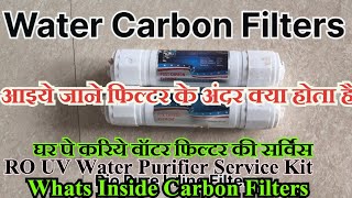 Carbon Filters RO Inline Carbon Filter Inside Carbon Filters RO UV water Filters Set Service Kit [upl. by Anitel]