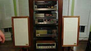 Sansui Eight vs JVC Super Digifine AR3a rotel [upl. by Earahs]