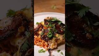 Steamed noodles with tomato sauceBayashiTV mukbang food cooking foodie [upl. by Sirromal]