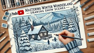 Mastering Winter Wonderland Drawing Snow Scenes [upl. by Rohpotsirhc640]