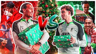 Santa Showdown Virgil van Dijk vs Curtis Jones  Who’s The Best Santa 🎅  Liverpool FC [upl. by Adnohs]