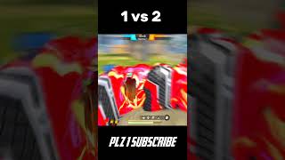 1 vs 2 clutch gameplay in mobile 🥵🥵 shorts freefire handcam mobile ffshorts freefireshorts [upl. by Raouf]