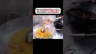 The Unluckiest King Crab In The World Is So Miserable  🤷 shorts viral food airplanefood [upl. by Gnues]