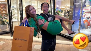 I TOOK YANNI SHOPPING I BOUGHT HER A 2000 LV BAG 😍 [upl. by Ciredec]