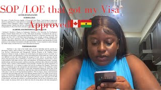 HOW TO WRITE A PERFECT LETTER OF EXPLANATION FOR A CANADIAN STUDY VISA APPLICATION 🇨🇦🇬🇭canada [upl. by Alokin]