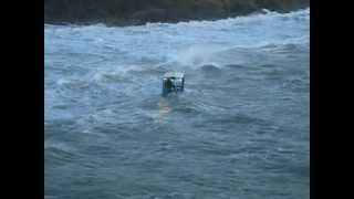 Burgh Island Sea Tractor near miss [upl. by Darrelle]