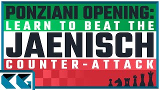 Chess Openings Learn to Play the Ponziani Opening  Crushing the Jaenisch Gambit [upl. by Niltiak]