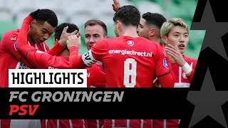 GÖTZE scores ⚽ amp VEERMAN debut ✨  HIGHLIGHTS FC Groningen  PSV [upl. by Hareema]