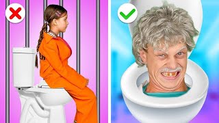 Bad Doctor VS Good Cop  Cool Parenting Hacks and Smart Tips Funny Moments in Jail [upl. by Eillah]