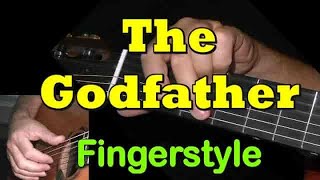 THE GODFATHER Fingerstyle Guitar  TAB by GuitarNick [upl. by Halilahk]