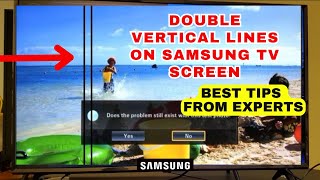 How to Fix Double Vertical Lines on Samsung TV Screen  Best Tips from Experts [upl. by Mayer]