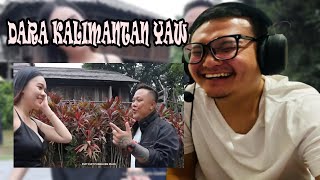 Nyu betempik jari tudah 🤣  Abun Bilun  Dara Kalimantan Reaction [upl. by Beach]