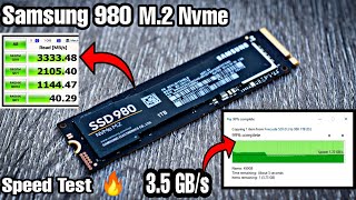 Samsung 980 Gen3 NVMe M2 SSD  Speed Test amp Boot Time [upl. by Timofei799]