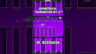 Geometrical Dominator in 10 geometrydash geometricaldominator gd shorts gaming dash funny [upl. by Lynne763]