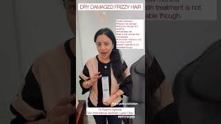 SOLUTION TO DRY DAMAGED FRIZZY HAIR Keratinshampoo haircare doctor skincare delhi [upl. by Liahkim624]