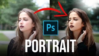 Portraitbilder in Photoshop bearbeiten  Tutorial [upl. by Yor]