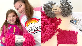 Yarnspirations Day Camp  Bernat Alize EZ Scarf [upl. by Wake172]