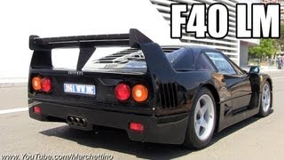 Black Ferrari F40 LeMans [upl. by Olen]