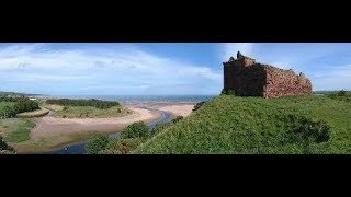 Red Castle Lunan Bay Angus Scotland [upl. by Gilus]