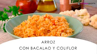 ARROZ con coliflor y bacalao 🍚  Receta tradicional  Cocina Abierta [upl. by Hsemin]