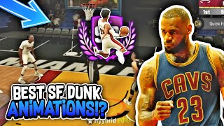 BEST ANIMATIONS FOR EVERY FORWARD BUILD IN NBA 2K22 MOBILE MOST UNBLOCKABLE D CONTACT DUNKS [upl. by Tymes]