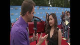 Charice  GLEE Season 2 Premiere Red Carpet Event 2010 HD [upl. by Latsryc659]