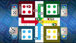 Ludo game in 4 players  Ludo King 4 players  Ludo gameplay 15 [upl. by Candide124]