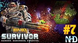 Lets Play Deep Rock Galactic Survivor Main Mission Hollow Bough  Gunner 7 [upl. by Akcimahs377]