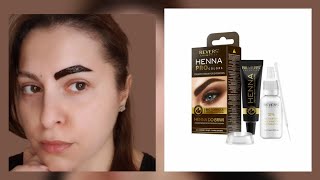 Unboxing and application of HENNA PRO COLORS FOR EYEBROWS AND EYELASHES 🔥 [upl. by Ludly]