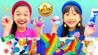 FIDGETS SWITCH UP CHALLENGE  KAYCEE amp RACHEL in WONDERLAND FAMILY [upl. by Attayek613]