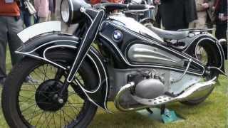 Vintage German Motorcycles of 2012 Concours dElegance 1080HD [upl. by Ahsiekit835]