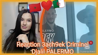 Djalil Palermo  3ach9ek Criminel Official Music Video Reaction [upl. by Sell]