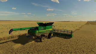 FS22 2 HARVESTER SPELT HARVESTING AND GRASS CUTTING NEW HORIZONES 64X FARM [upl. by Lowe]