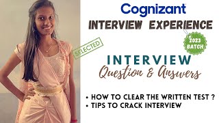 Cognizant latest interview Experience 2023  CTS interview  TR amp HR Interview questions  Genc [upl. by Adnawed]