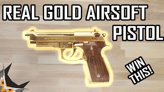 GOLD AIRSOFT PISTOL  GPM92 GP2 GOLD LIMITED EDITION [upl. by Laraine]