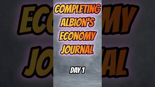 Completing Economy Journal 1 albioncrafting shorts albiononline tutorial AlbionJournal [upl. by Curnin]