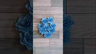 Blue Paper Rose🌹shorts shortvideo shortsvideo short song viralvideo comedy art artshorts [upl. by Estey]