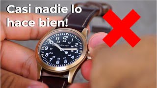 ¿Como DARLE CUERDA a un reloj y cómo usar un reloj AUTOMÁTICO [upl. by Marjorie888]