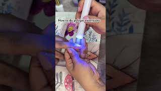 How to do polygel extensions polygel nailart [upl. by Eigla]