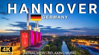 Hannover Germany 🇩🇪 4K ULTRA HD 60 Fps DRONE VIDEO  Hannover City 4K Aerial view [upl. by Luedtke]