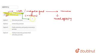 Defaecation is carried out by\mass peristaltic movement and is a [upl. by Nylireg]